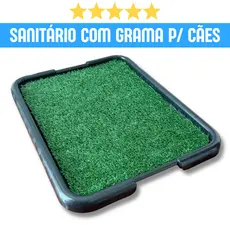 Sanitário Higiênico Lavável para Cães | Grama Sintética Xixi Fácil Econômico | Treinamento Apartamento Pet