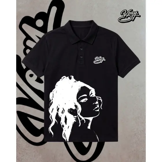 Camiseta Estampada Rihanna Polo Streetwear Graphic Tees Camisa Respiravel ENVIO IMEDIATO
