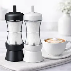 Açucareiro Automático Dosador de Açúcar com Botão Sem Sujeira Medida Exata Café