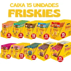 Caixa 15 Sachê Friskies Para Gatos Adultos 85g