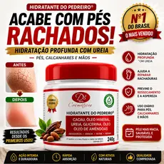 *Creme do Pedreiro Original para Pés Rachados e Mãos Ressecadas com Ureia