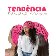 Bandana de Crochê Feminina | Moda Verão | Acessório Estilo Boho