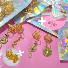 Anéis de Trança Premium com Pingentes – Strass, Miçangas, Decorados, Afro, Box Braids