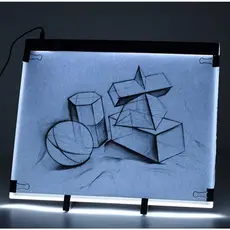Mesa De Led Luz Branco Desenho Papel A4 Profissional