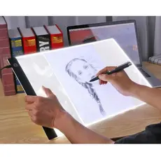 Mesa De Led Luz Branco Desenho Transposição Papel A4 Profissional