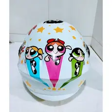 Capacete personalizado adesivado adulto meninas,banco protork,viseira transparente,sem verniz