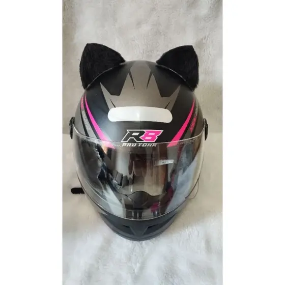 orelha de gato para capacete,pelúcia