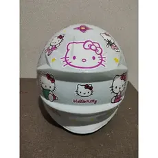 Capacete personalizado infantil, Hello,sem verniz,fechado