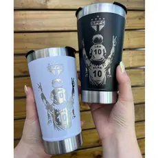 Copo Térmico Personalizado imagem  Pai e Filho Torcedores de Times 473ML