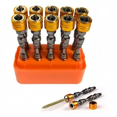 Bits Ponteira Magnética Dupla Imantada Anti Espanamento Magnetico Prafusadeira 65mm