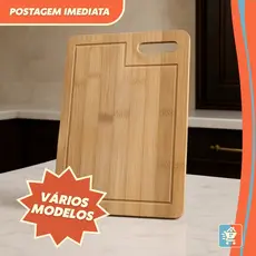 Kit Tábua Bambu Churrasco Aperitivos Petisqueira Para Frios Decorativo Multiuso