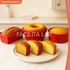 Formas de Silicone para Air Fryer Forno Freezer Microondas Assadeira ideal Bolo Pães e Doces