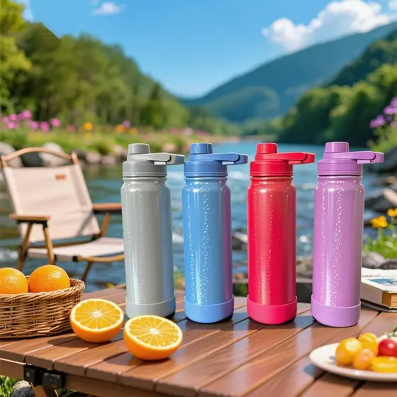 Garrafa Térmica Inox 800 ml Mantém Quente e Frio Tampa Antivazamento, Ideal para Viagem e Escritório