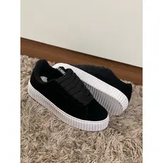 Tênis Feminino Casual Lançamento Dia a Dia De Camurça Super Macio e Leve