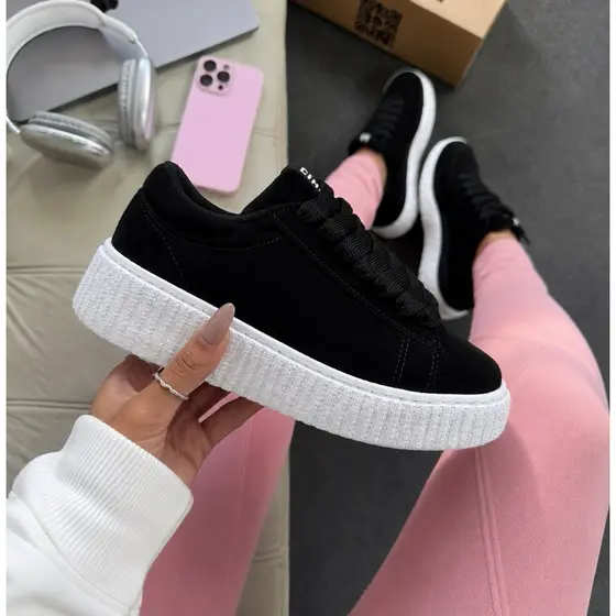 Tênis Camurça Masculino Feminino Conforto Extra Sola Micro Expandido Para Dia A Dia
