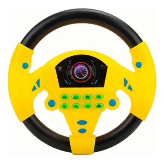 Brinquedo Volante De Co-piloto Com Base Para Criança