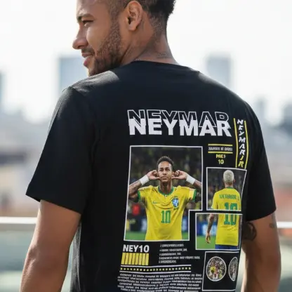 Camiseta Neymar Jr 100% algodão unissex camisa menino ney Ney10 design exclusivo e durável