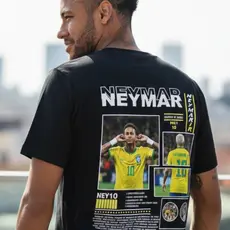 Camiseta Neymar Jr 100% algodão unissex camisa menino ney Ney10 design exclusivo e durável