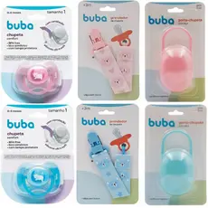 Kit Prendedor + Chupeta + Porta Chupeta Kit para Chá de Bebê Buba
