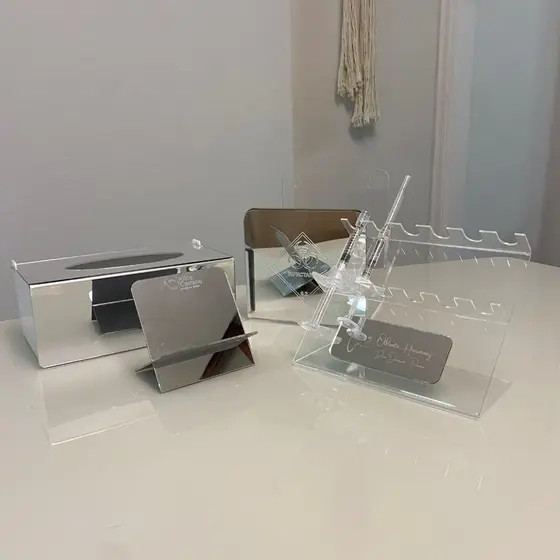 Kit Clínica HOF, Odonto Porta Luvas pretas sem pó descartáveis, Porta Seringas Botox, Porta Cartão, Descarpack