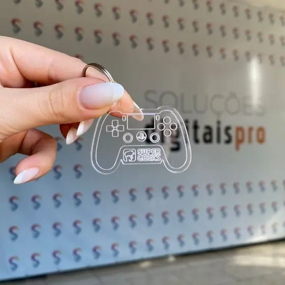 Kit 25un ou 50un de Chaveiros para Brindes Personalizado - Diversas Cores