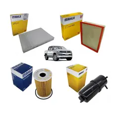 Kit Filtro Revisão Amarok 2.0 2010 2011 2012 FILTROS Original Mahle  OLEO  FILTRO AR CABINE  AR MOTOR COMBOriginal Mahle