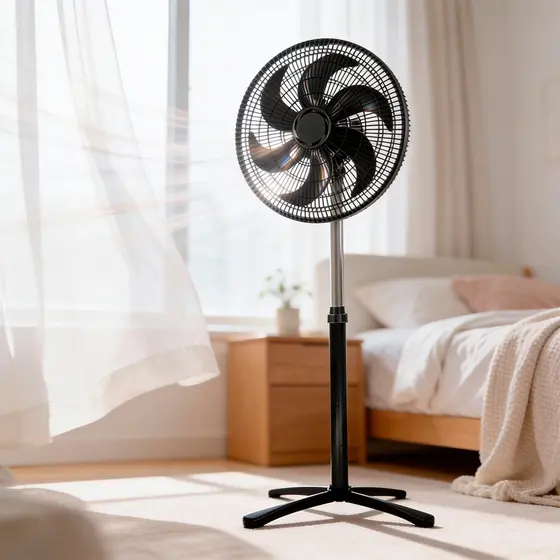 Ventilador 40Cm De Coluna Turbo126w Preto