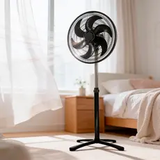 Ventilador 40Cm De Coluna Turbo126w Preto