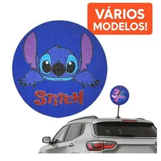 Ponteira Enfeite de Antena Stitch -  Angel - Lilo & Stitch - Azul - Carro e Moto