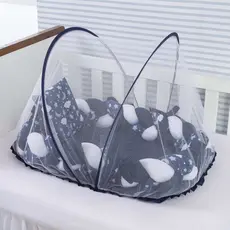 Redutor de Berço Portátil Tipo Ninho com Trança e Mosquiteiro Luxo – Conforto e Proteção