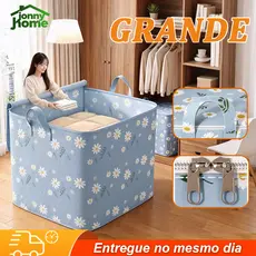Caixa Armazenamento Guardar Roupas E Cobertores 120L/160L/180L Grande Capacidade