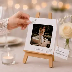 Kit Mini Cavaletes Para Foto Polaroid Decoração de Festa Casamento Lembrancinha MDF