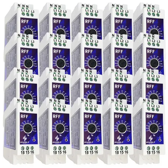 Kit 20 Relés Falta De Fase Com Neutro (RFF) Pivolt