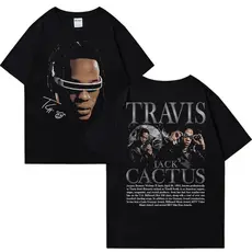 Camiseta Básica Unissex Algodão Travis Scott Cactus Jack