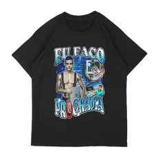 t-shirt camisa Camiseta Faculdade Programação Eu Faço Programa 100% Algodão