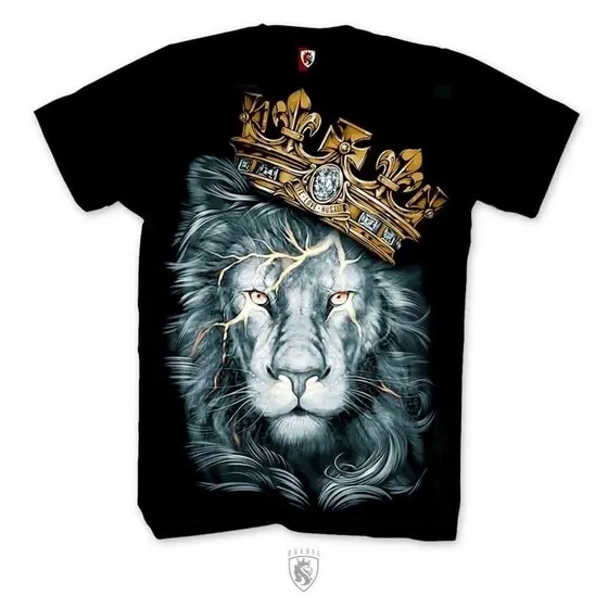 camisa Anime ogabel leão camiseta