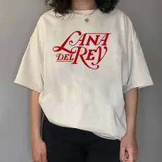 Camisa camiseta t-shirt básica "Lana del rey logo" 25 25 26