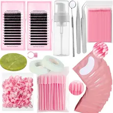Kit Completo Iniciante Para Extensão De Cílios Lash Pump