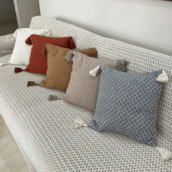 Capa de Almofada Decorativa 45x45cm Colmeia Linda Resistente Protetora