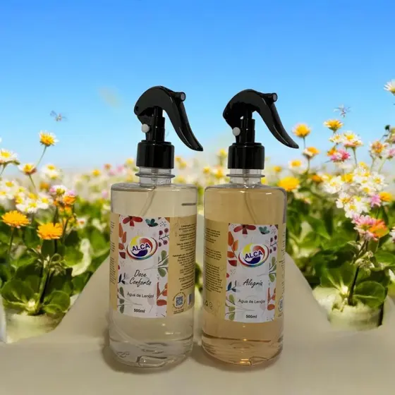 Água Perfumada Premium Tecido Lençol Cortina Aromatizante 500 ml Spray Borrifador