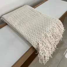 Manta Para Sofá Renda 2,40x2,40 Gigante Decorativa Protetora Casal