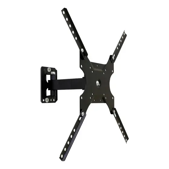Suporte Para Televisão Articulado Preto Resistente De 23 a 55 Polegadas LCD LED Plasma 4K Universal