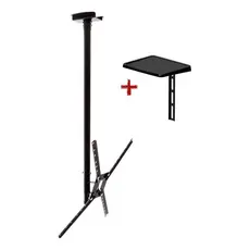 Suporte de Teto Para TV Universal Smart TV Plasma LCD LED 10 A 55 Pol Suporta 40kg Altura Aço CS0050