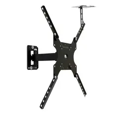 Suporte Televisão Parede Preto Articulado 23 A 55 Pol LED LCD Smart TV 4K C Prateleira CS0030ASC