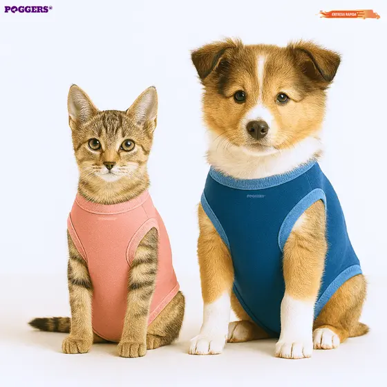 Roupa Cirúrgica Castração Cachorro Gato Unissex Diversos Tamanhos Roupa Malha