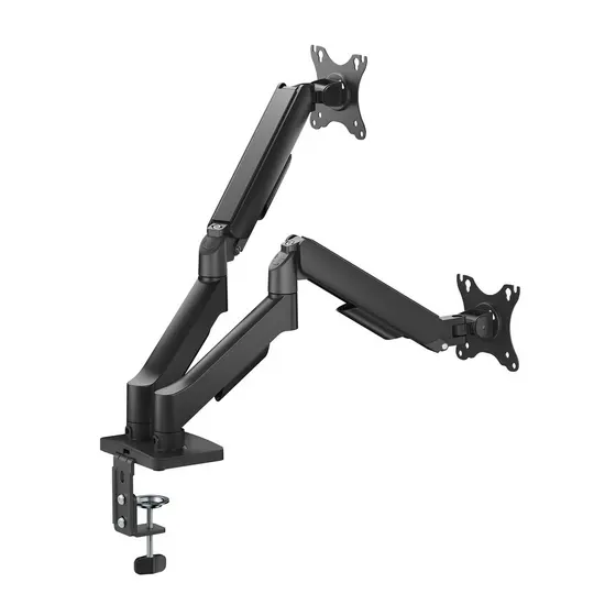 Suporte Articulado Bluecase Ergo Flexy Duplo para 2 Monitores até 32" Preto
