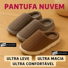 Pantufas de Inverno Adulto Masculina – Chinelo Quente para Casa, Várias Cores Confortáveis
