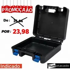 Caixa de Ferramentas Grande Reforçada Bau organizador de instrumentos caixa organizadora de objetos