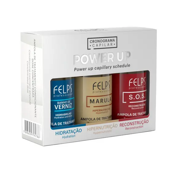 Cronograma Capilar 3 em 1 Felps Professional  - 3x15mL