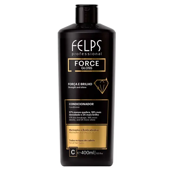 Condiocionador Force Gloss Felps Professional - 400mL